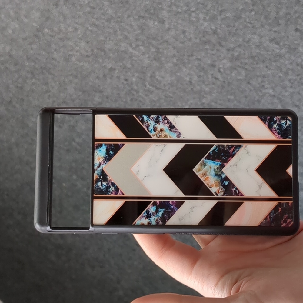 Google Pixel 6 Case Phone Case Chevron Mosaic Pattern